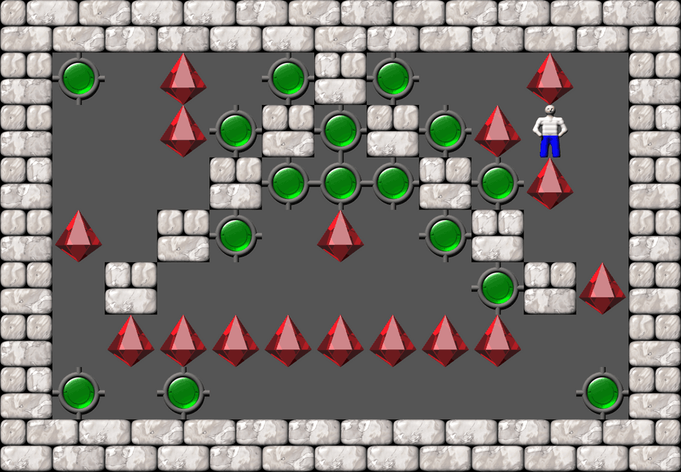 Сокобан Bugs collection 2 уровень 33
